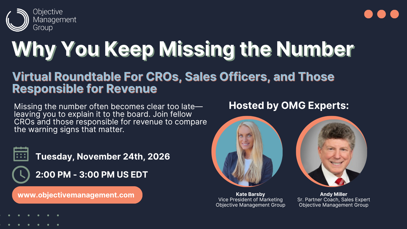 Image of OMG Executive Roundtable Event for CROs Image of OMG Executive Roundtable Event for CROs