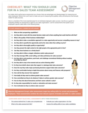 OMG Checklist